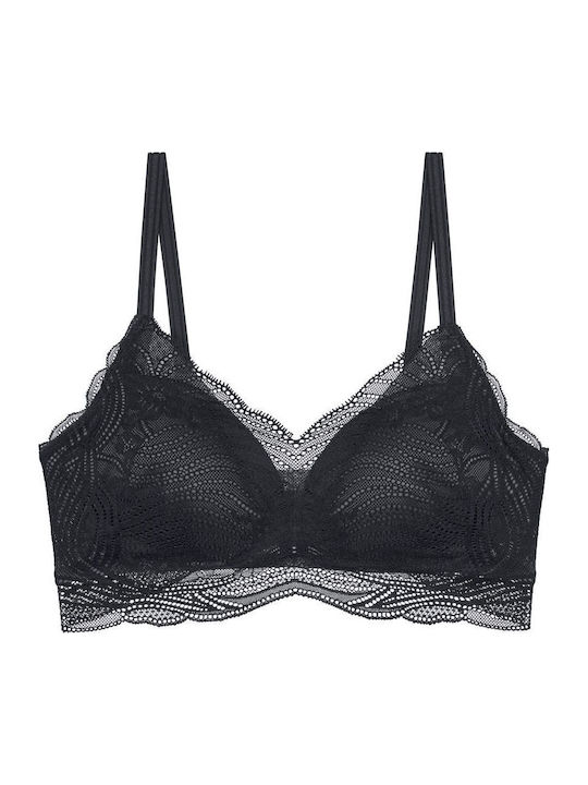 Sloggi Bralette Σουτιέν Μαύρο