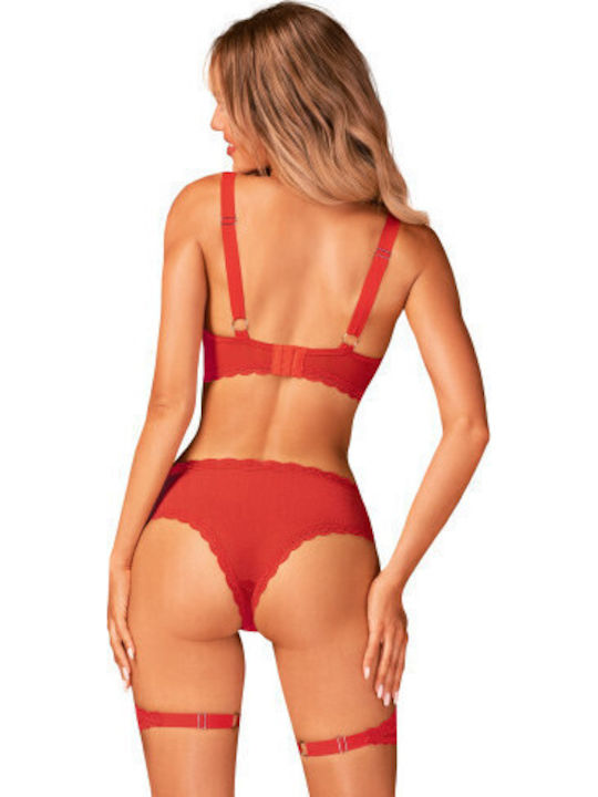 Obsessive Belovya Bralette Σουτιέν Κόκκινο