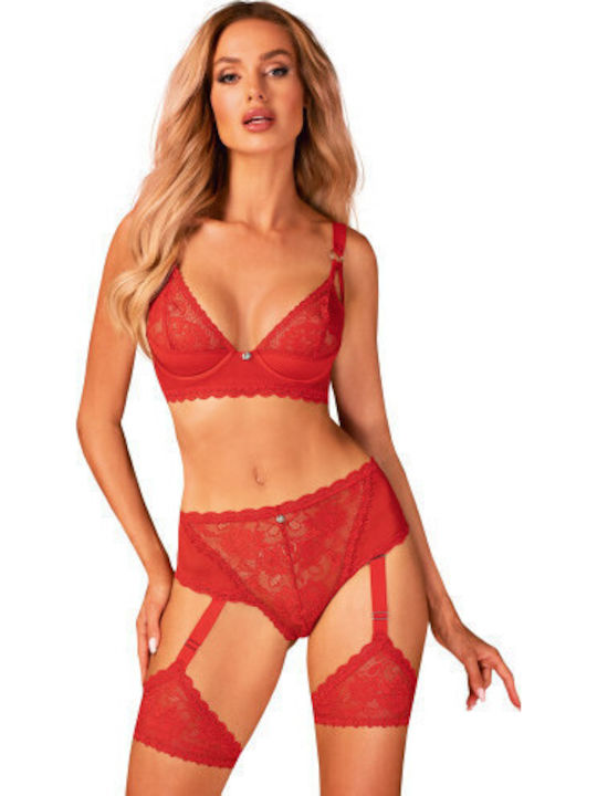 Obsessive Belovya Bralette Σουτιέν Κόκκινο