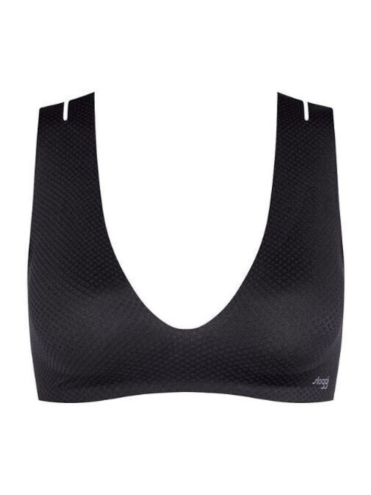 Sloggi Zero Feel Flow Negru Bralette pentru femei