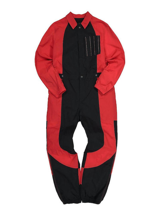 Essentials Flightsuit Women's Long-sleeved One-piece Suit Red