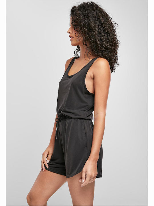 De Damă Fără mâneci Short întreg Negru