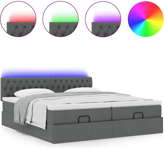 Κρεβάτι King Size με Στρώμα 180x200cm Κρεβάτι King Size με Στρώμα 180x200cm