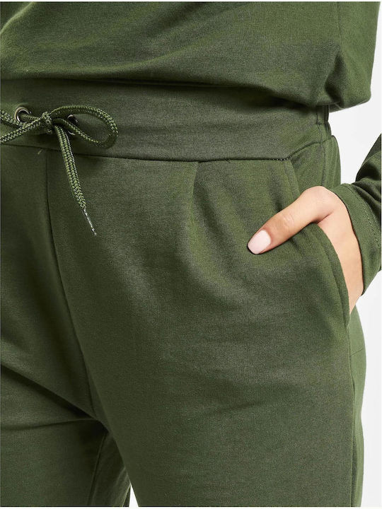 Женска Off-Shoulder Цялостна Форма Olive