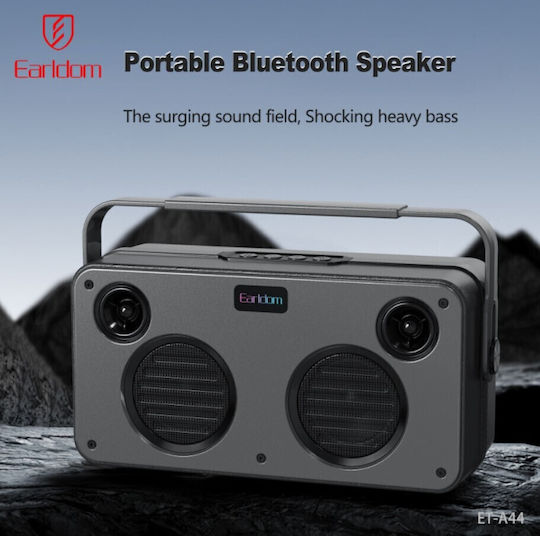 Earldom Bluetooth Speaker 8W With Battery Life Up To 5 Hours Gray ET-A44