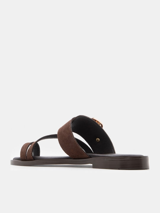 Women's Flat Sandals Brown