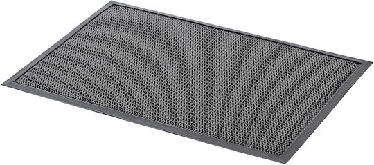 Kadax Covoraș De Intrare Antiderapant Din Cauciuc Negru 90x60cm Grosime 10mm