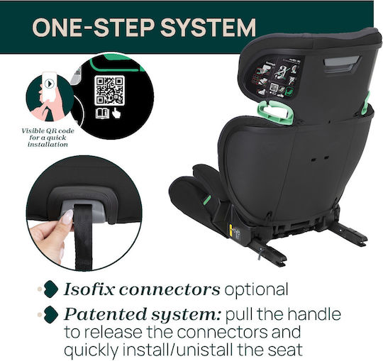 Chicco Quizy Car Seat High-back Booster i-Size with Isofix Black 15-36 kg