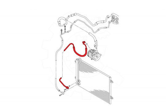 Furtun Aer Condiționat VW CC B7 Passat B6 B7 3c0820721r