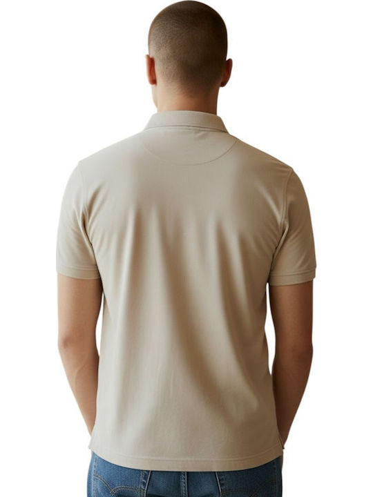 Beige Polo Blouse