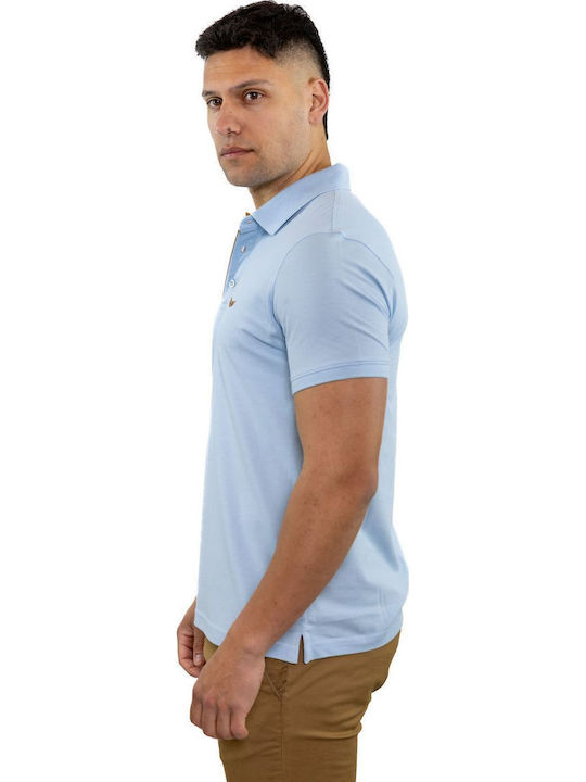 Polo Herrenblusen Hellblau