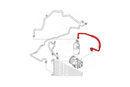 Air Conditioning Hose Mercedes-Benz Citan Renault Kangoo 8200538704