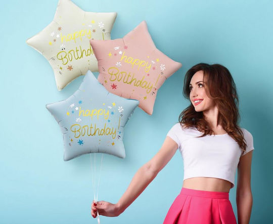 Balloon Star Light Blue