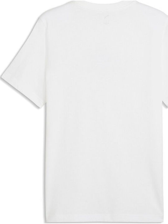 PUMA Ess Logo T-shirt Λευκό