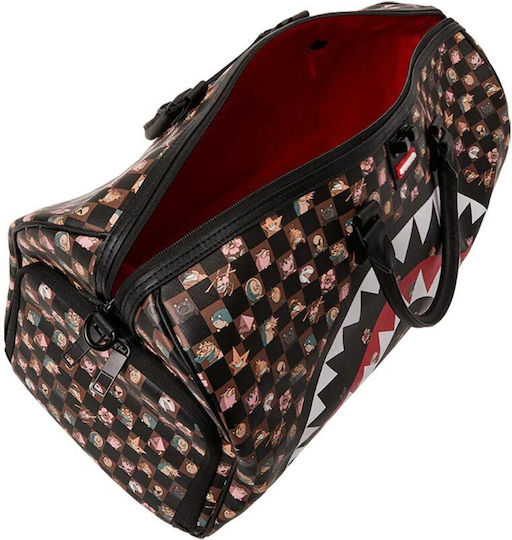 Sprayground Duffle Sack Voyage Brown from Artificial Leather L50xW25xH27cm