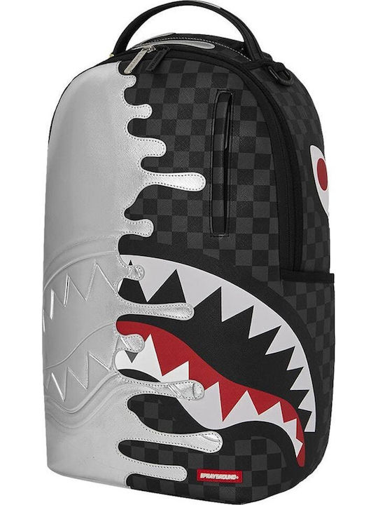 Sprayground Drip Σχολική Τσάντα Πλάτης Μαύρη με Θήκη για Παγούρι
