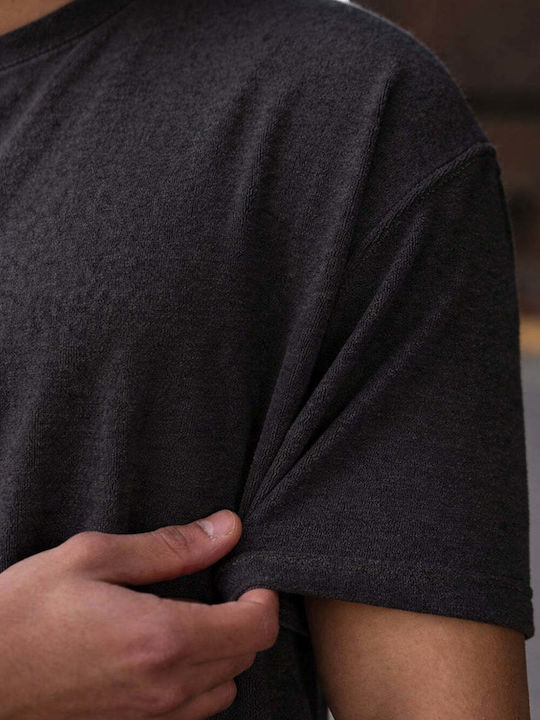 Bluza Tricou Cu Mânecă Scurtă Neagră