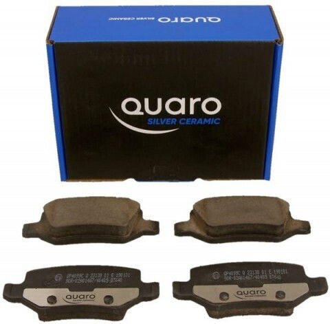 Mercedes-Benz Brake Pads Back W168 A Class Quaro Silver Ceramic