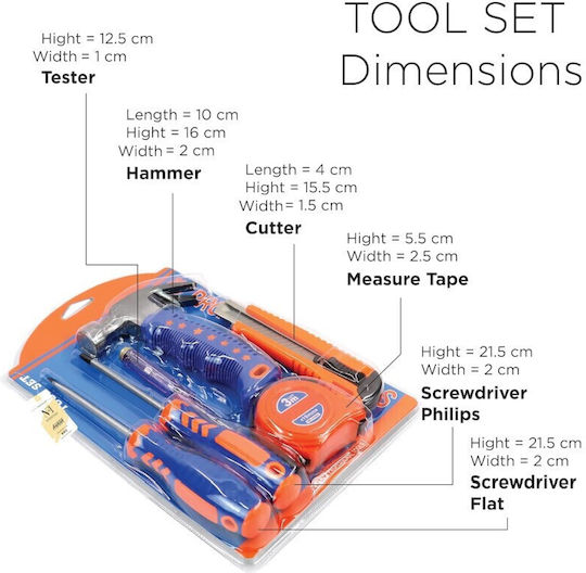 Tool Casket with 6 Tools
