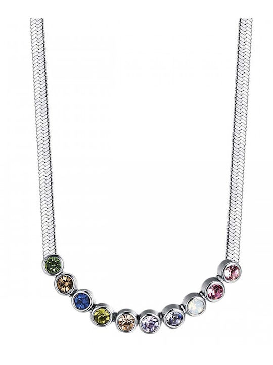 Luca Barra Necklace Made of Steel