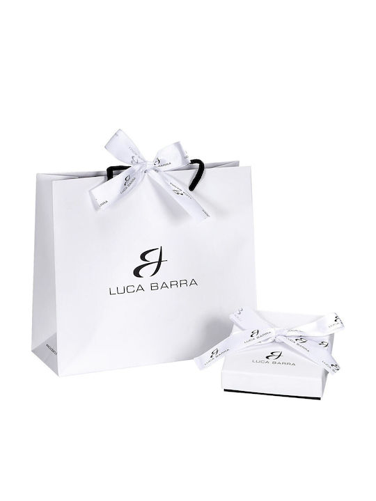 Luca Barra Necklace with Flower Design Made of Steel