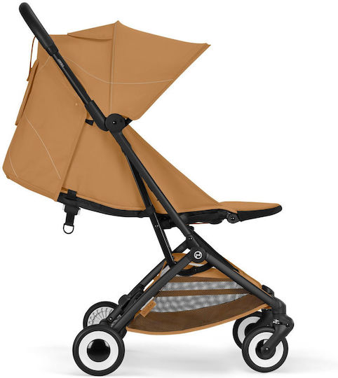Cybex Orfeo Καρότσι Μωρού Kατάλληλο για Nεογέννητο Cinnamon Yellow / Black Frame 6.3kg