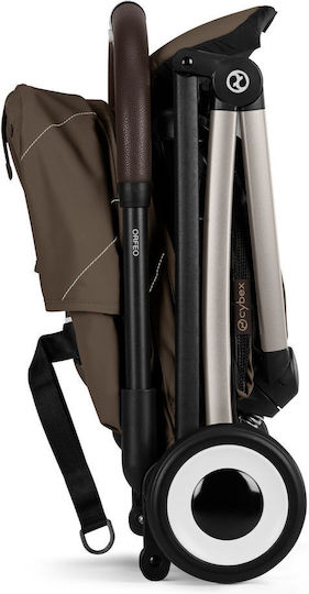 Cybex Orfeo Baby Stroller Suitable for Newborn Chocolate Brown / Taupe Frame 6.3kg