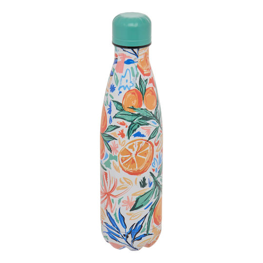 5Five Stainless Steel Thermos Bottle 500ml Oranges