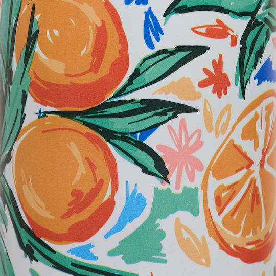 5Five Stainless Steel Thermos Bottle 500ml Oranges