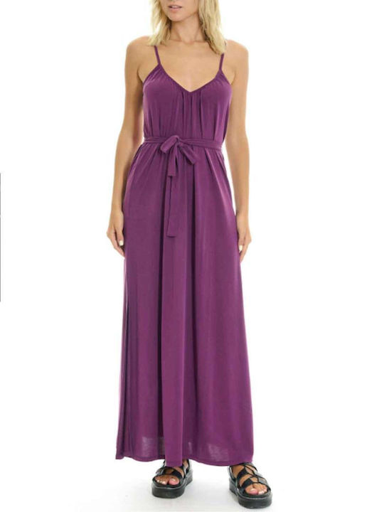 Summer Midi Dress Grape Juice