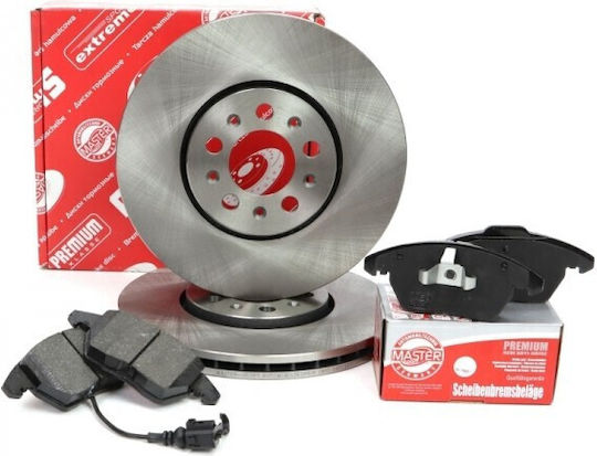 Set Bremsbelag Scheiben Für Audi A3 8l1 1.6 A3 8l1 1.8 A3 8l1 1.8 T A3 8l1 1.9 Tdi