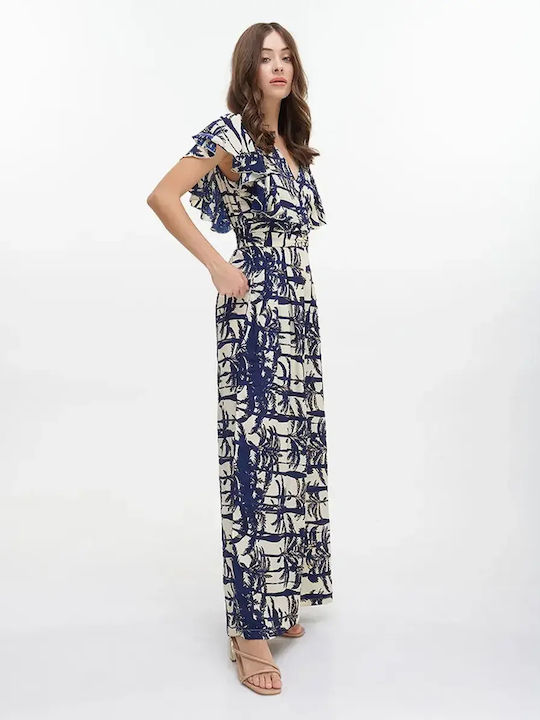 Damen Blau Jumpsuit
