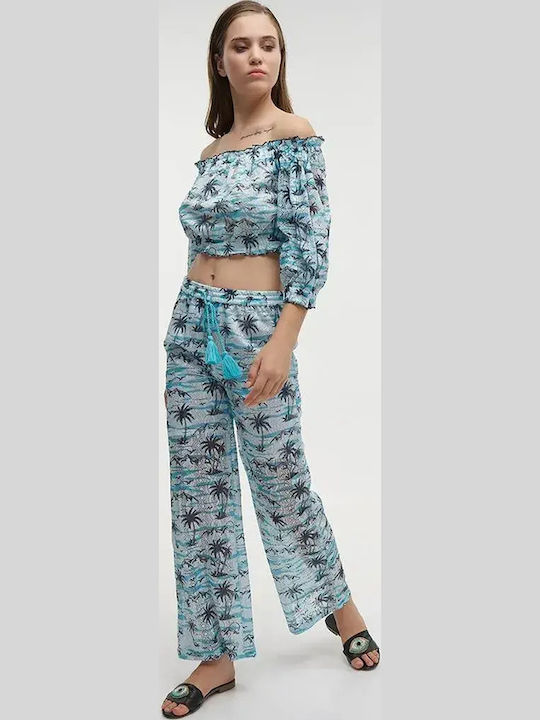 Women's Pantaloons White/Blue