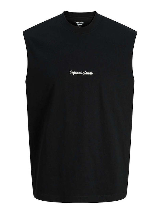 Crew Neck Athletic Blouse Black