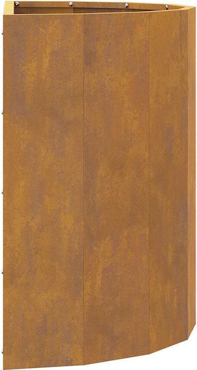 vidaXL Γλάστρα Μεταλλική Σκ Rusty 60x60x50εκ.