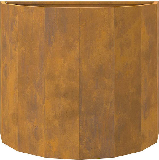 vidaXL Γλάστρα Μεταλλική Σκ Rusty 60x60x50εκ.