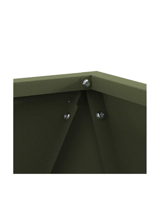 vidaXL Topf Metallisch Green 30x30x30cm.