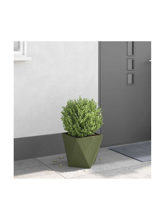 vidaXL Topf Metallisch Green 30x30x30cm.