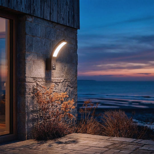 Maclean Energy Lumină de Exterior Montată pe Perete LED 10W 4000K