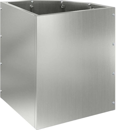 vidaXL Pot Metallic Silver 30x30x35cm.