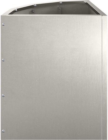 vidaXL Pot Metallic 30x30x35cm.