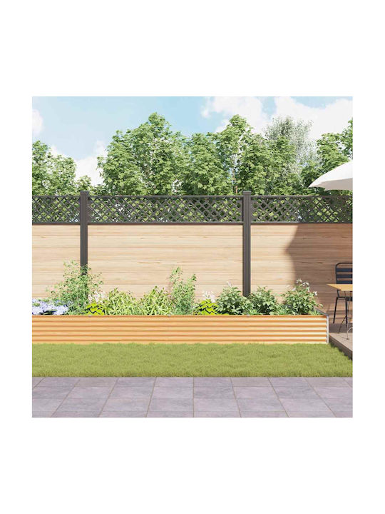 vidaXL Blumenkasten Metallisch Bronze 485x100x36cm.
