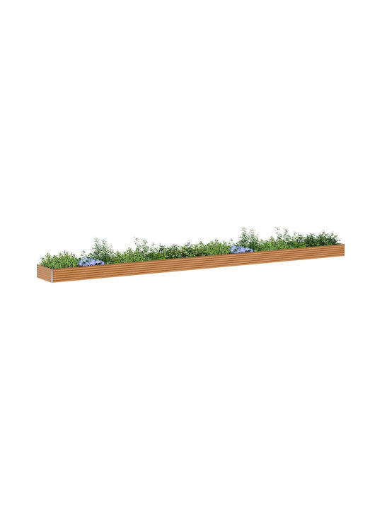 vidaXL Planter Box Metallic Bronze 970x100x36cm.
