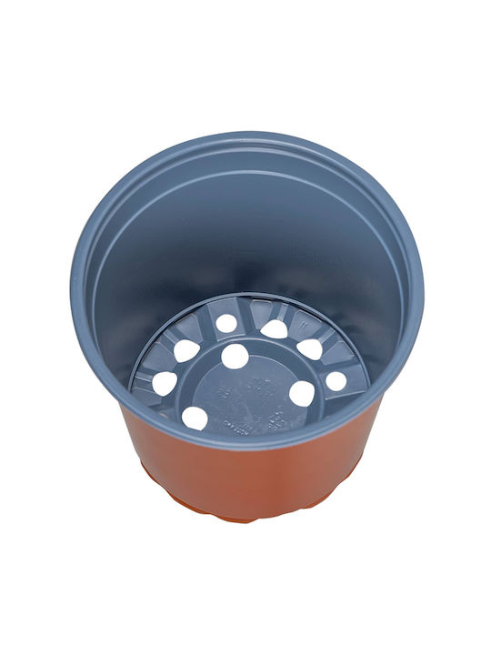 vidaXL Ceramic Flower Pot Orange 15x15x12.5cm