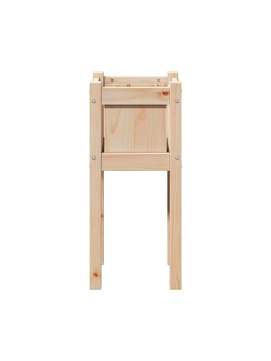vidaXL Holzblumentopf Braune 31x31x70cm