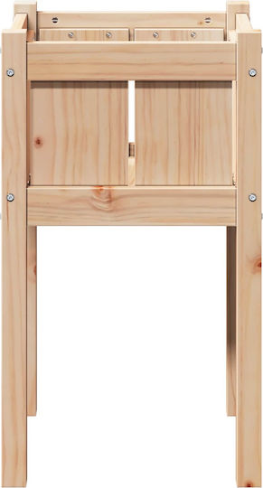 vidaXL Pot Wooden 40x40x70cm.