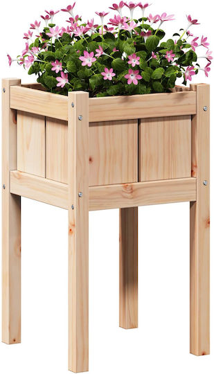 vidaXL Pot Wooden 40x40x70cm.