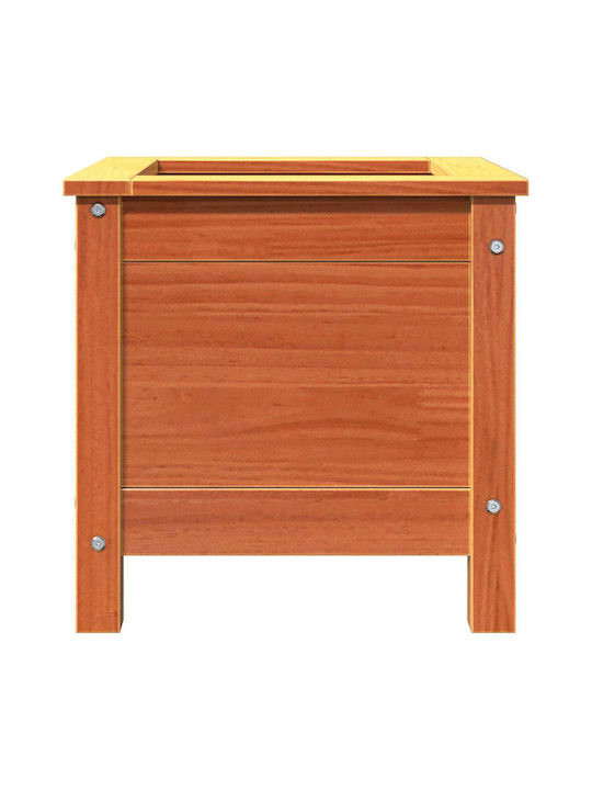 vidaXL Саксия Дърво Кафяв 40x40x39см.