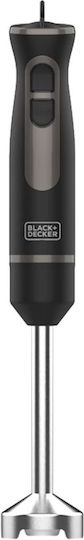 Black & Decker Handmixer mit Inox-Stab 800W Schwarze