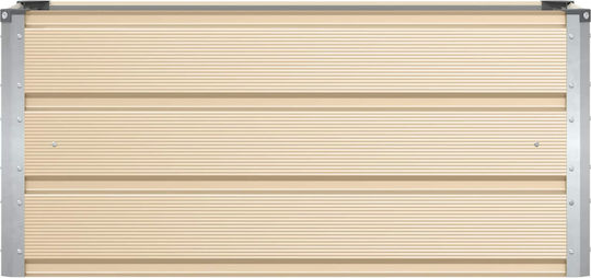 vidaXL Γλάστρα Μεταλλική Ελεφαντόδοντο 100x40x45εκ.